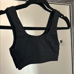 auden black sports bra